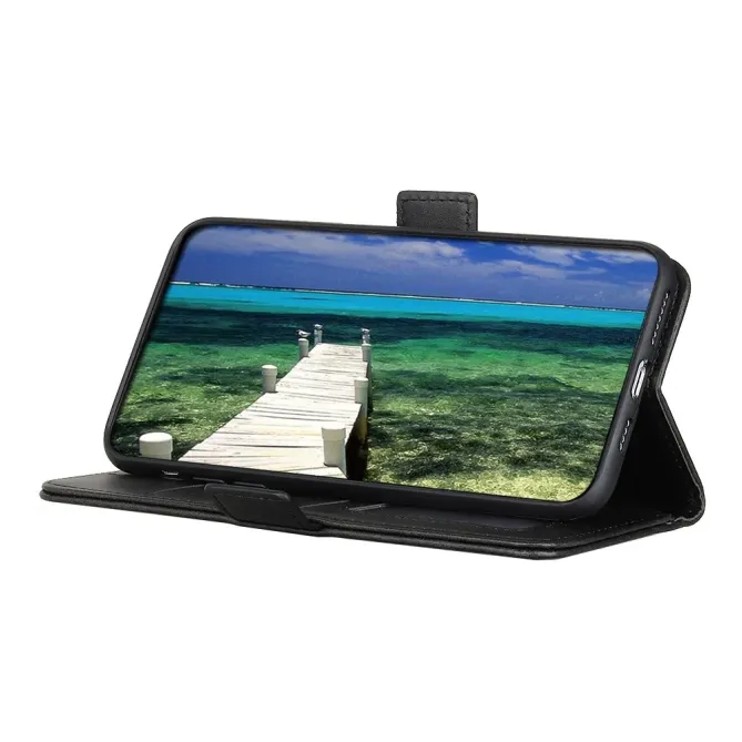 Housse POCO F8 Pro portefeuille revêtement simili cuir mat