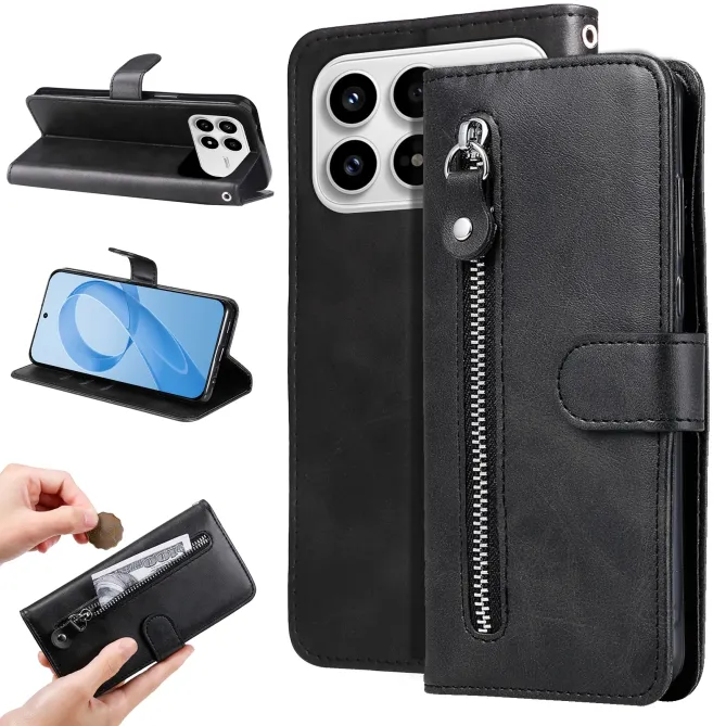Housse POCO F8 Pro Zipper Pocket Fonction Support