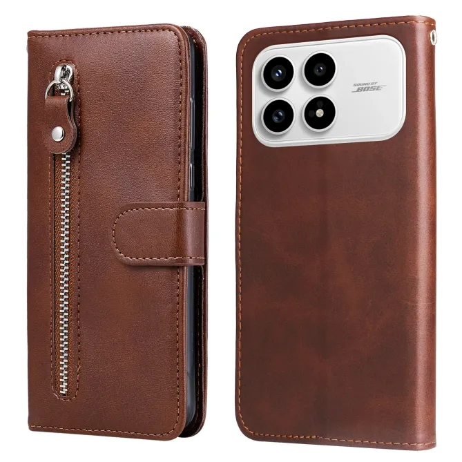 Housse POCO F8 Pro Zipper Pocket Fonction Support
