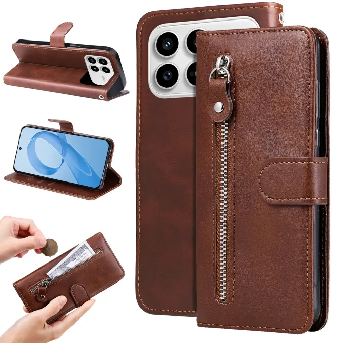 Housse POCO F8 Pro Zipper Pocket Fonction Support