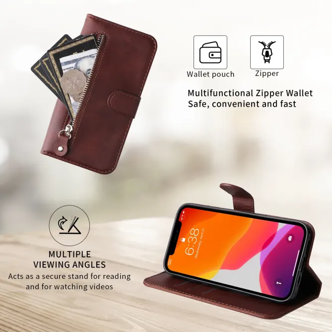 Housse POCO F8 Pro Zipper Pocket Fonction Support