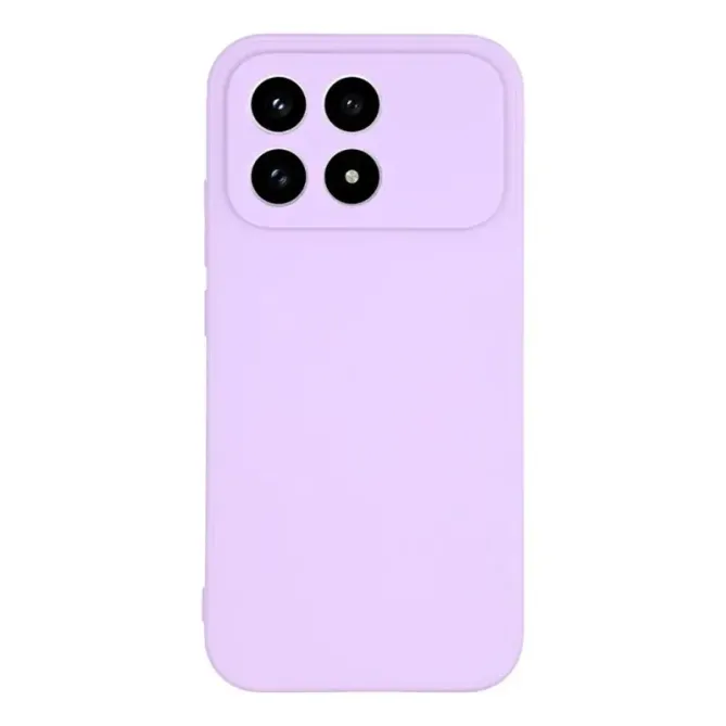 Pack Coque Silicone POCO F8 Pro Bords Droits avec Verre Trempé