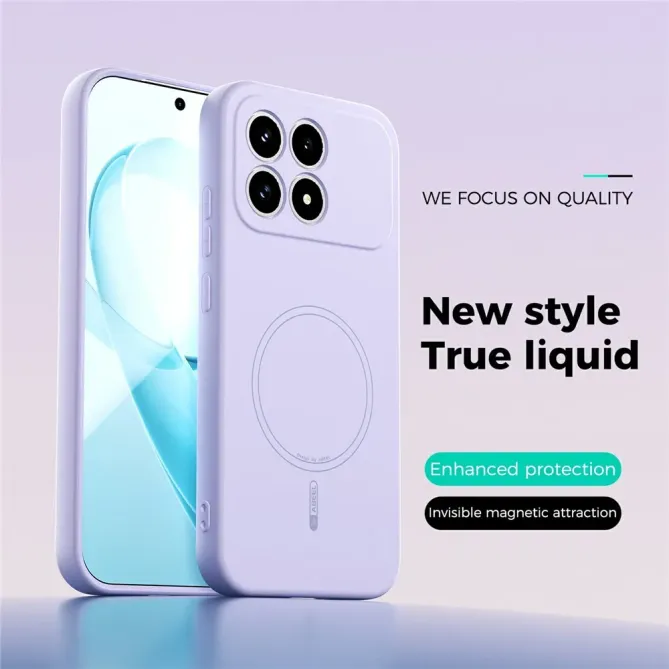 Coque POCO F8 Pro MagSafe Silicone Liquide
