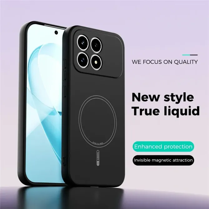 Coque POCO F8 Pro MagSafe Silicone Liquide