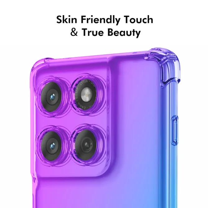 Coque Motorola Edge 70 Transparente Bicolore