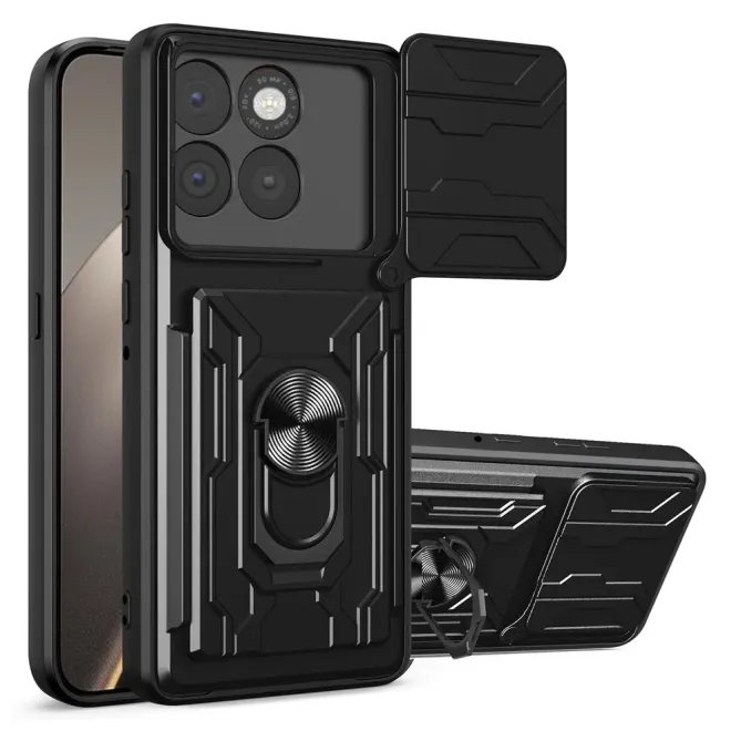 Coque Motorola Edge 70 Porte-carte Support Magnétique Cache Caméra
