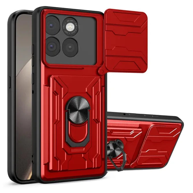 Coque Motorola Edge 70 Porte-carte Support Magnétique Cache Caméra