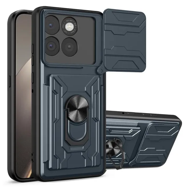 Coque Motorola Edge 70 Porte-carte Support Magnétique Cache Caméra
