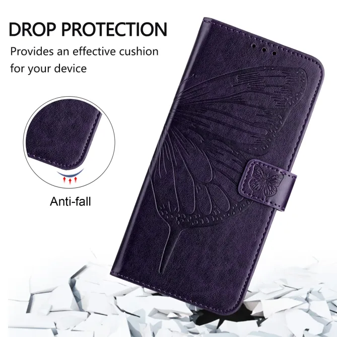 Housse Motorola Edge 70 Papillon Floral Gravé | MÉTAMORPHOSE