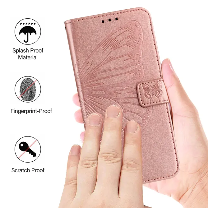 Housse Motorola Edge 70 Papillon Floral Gravé | MÉTAMORPHOSE