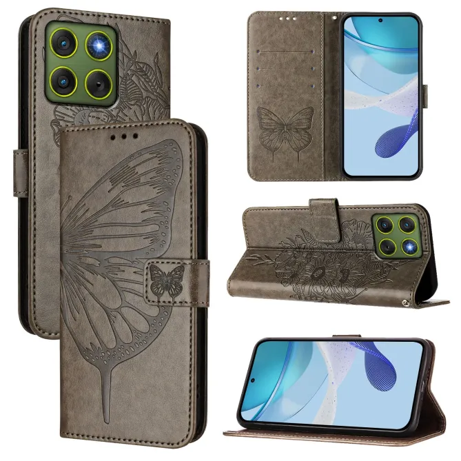 Housse Motorola Edge 70 Papillon Floral Gravé | MÉTAMORPHOSE
