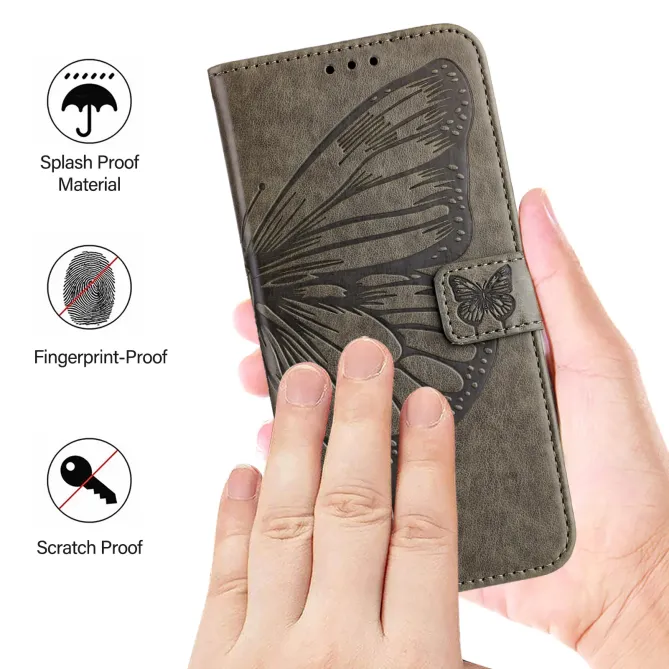 Housse Motorola Edge 70 Papillon Floral Gravé | MÉTAMORPHOSE