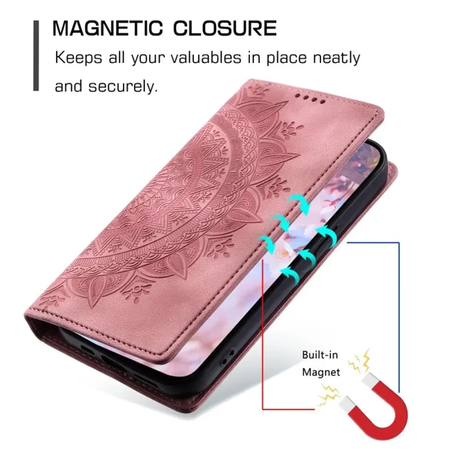 Housse Motorola Edge 70 Rabat Flip Mandala