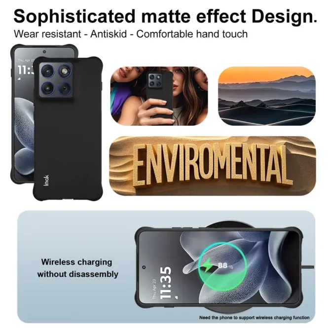 Coque Motorola Edge 70 class protect - Noir mat