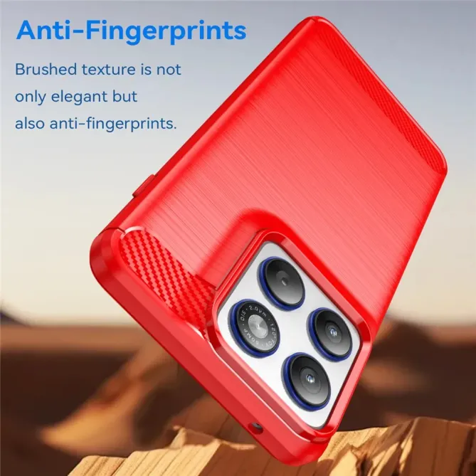 Coque Motorola Edge 70 flexible effet brossé