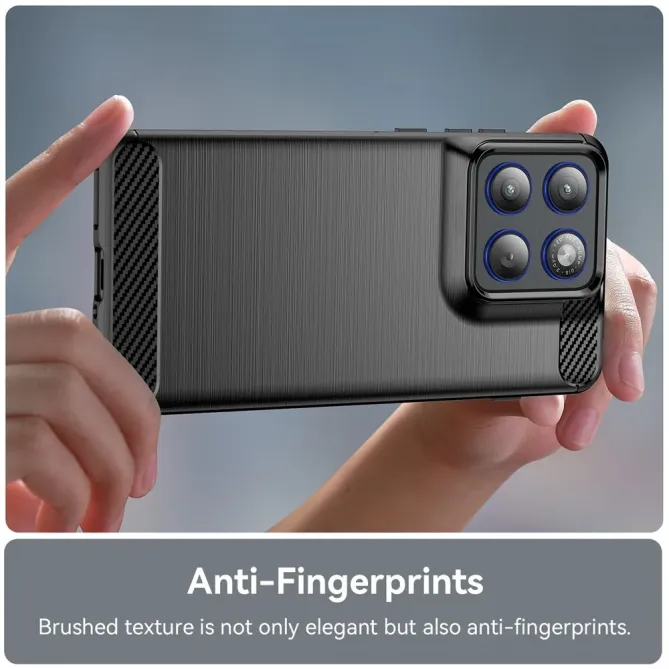 Coque Motorola Edge 70 flexible effet brossé