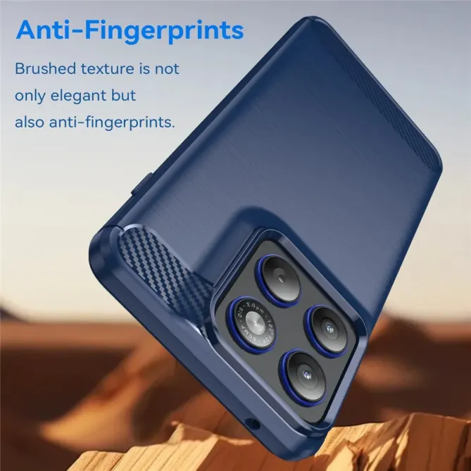 Coque Motorola Edge 70 flexible effet brossé