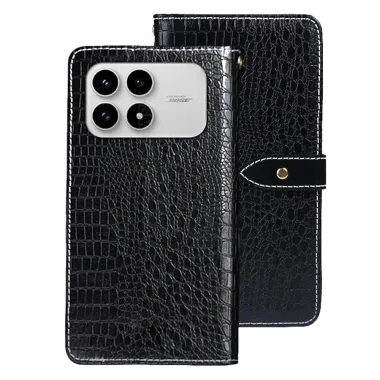 Housse POCO F8 Pro en simili cuir crocodile