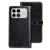 Housse POCO F8 Pro en simili cuir crocodile