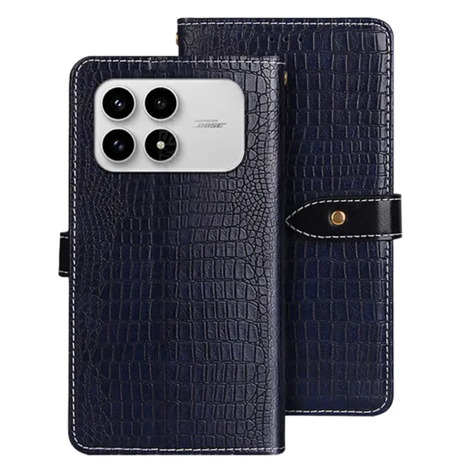 Housse POCO F8 Pro en simili cuir crocodile