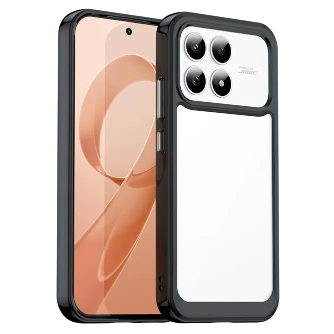 Coque POCO F8 Pro Transparente Contour Couleuré