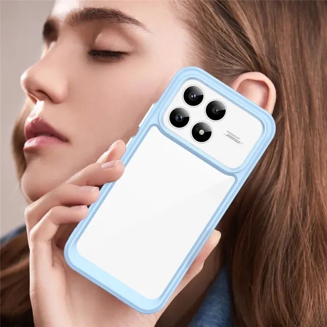 Coque POCO F8 Pro Transparente Contour Couleuré