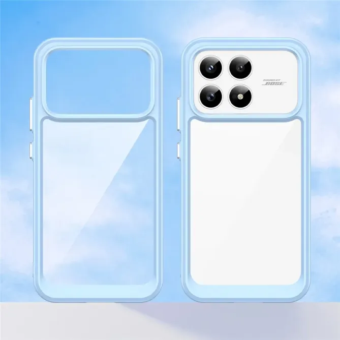 Coque POCO F8 Pro Transparente Contour Couleuré