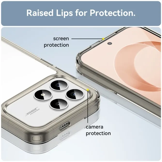 Coque POCO F8 Pro Transparente Contour Couleuré