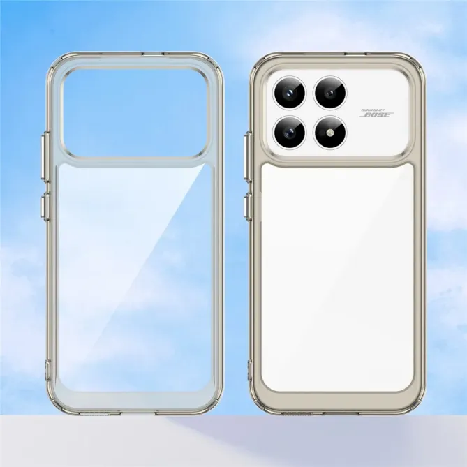 Coque POCO F8 Pro Transparente Contour Couleuré