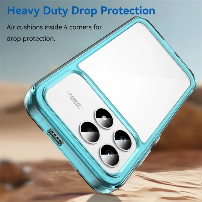 Coque POCO F8 Pro Transparente Contour Couleuré