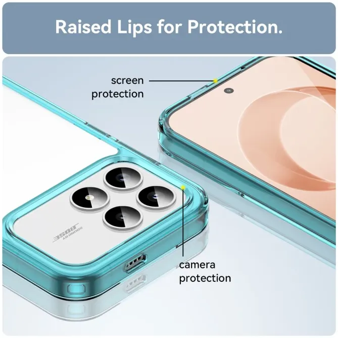 Coque POCO F8 Pro Transparente Contour Couleuré