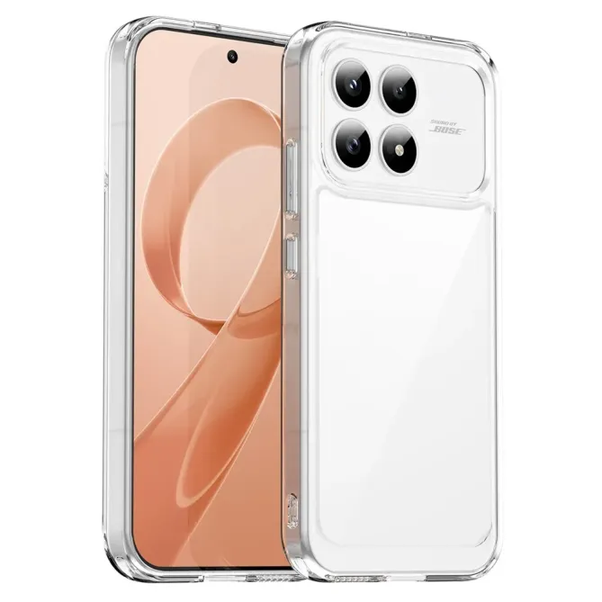 Coque POCO F8 Pro Transparente Contour Couleuré
