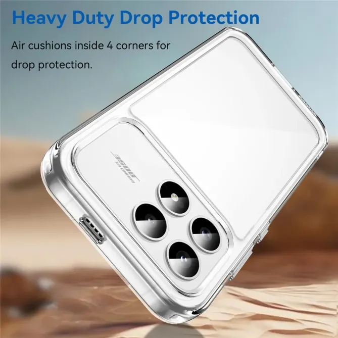 Coque POCO F8 Pro Transparente Contour Couleuré