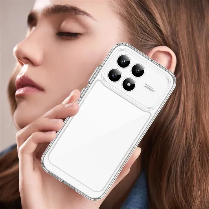 Coque POCO F8 Pro Transparente Contour Couleuré