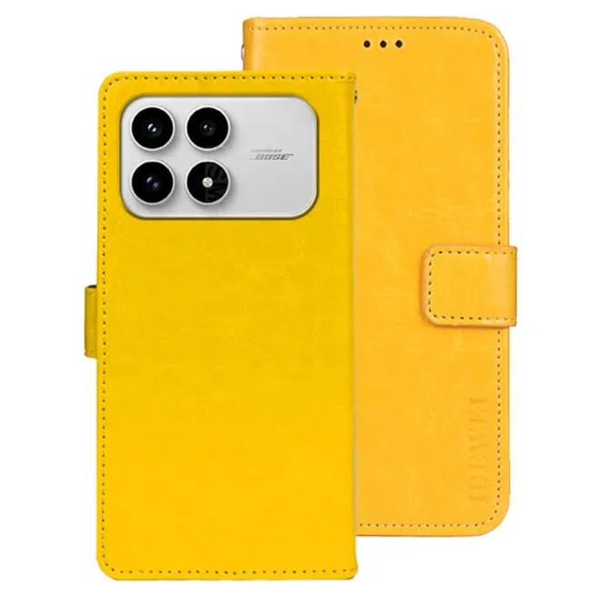 Housse POCO F8 Pro IDEWEI Folio Effet Cuir