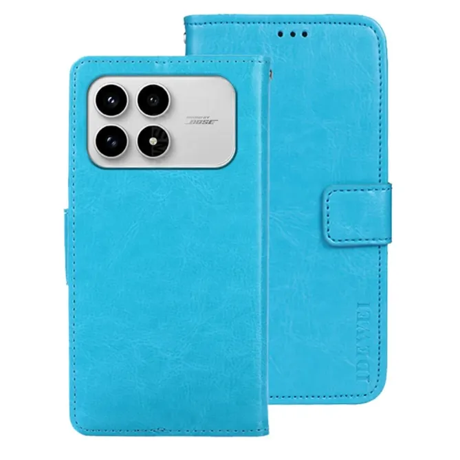 Housse POCO F8 Pro IDEWEI Folio Effet Cuir