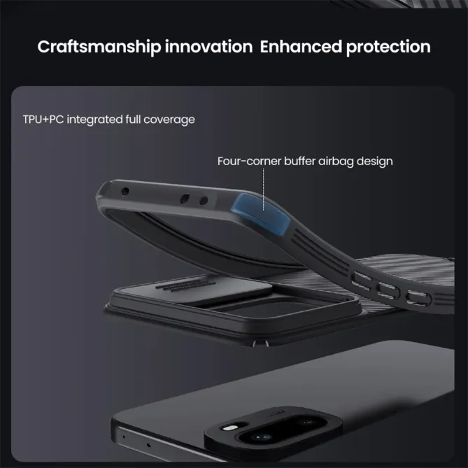 Coque OnePlus 15R CamShield avec cache objectif arrière