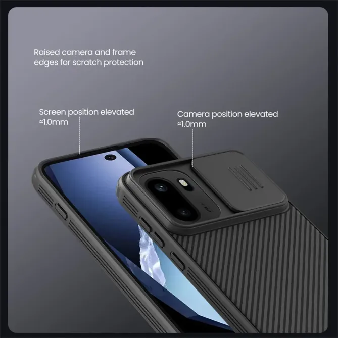 Coque OnePlus 15R CamShield avec cache objectif arrière