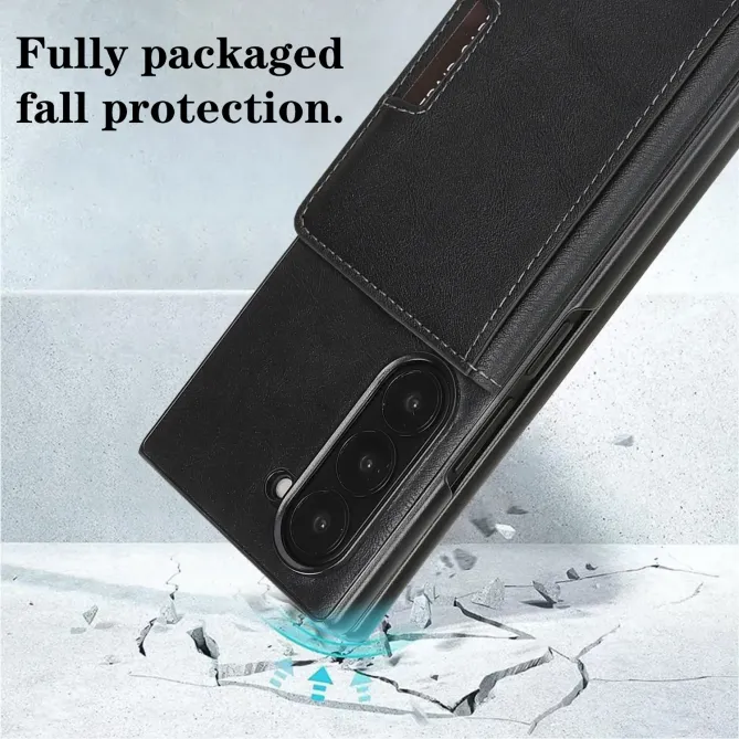 Coque Samsung Galaxy Z Fold 6 MagSafe Porte-Cartes Détachable Simili C