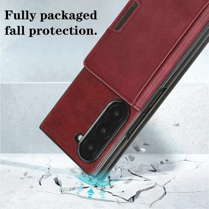 Coque Samsung Galaxy Z Fold 6 MagSafe Porte-Cartes Détachable Simili C