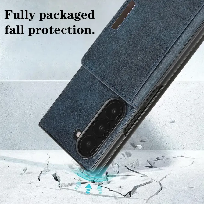 Coque Samsung Galaxy Z Fold 6 MagSafe Porte-Cartes Détachable Simili C