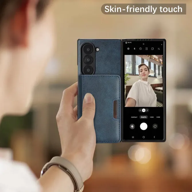 Coque Samsung Galaxy Z Fold 6 MagSafe Porte-Cartes Détachable Simili C