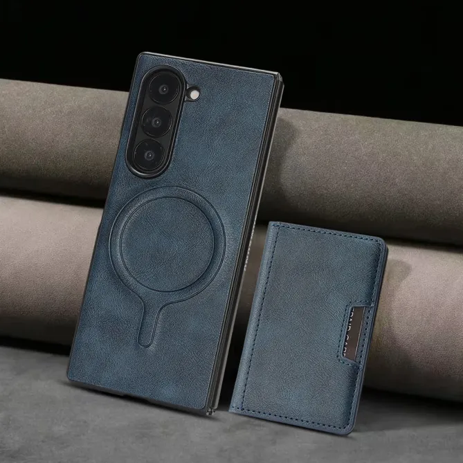 Coque Samsung Galaxy Z Fold 6 MagSafe Porte-Cartes Détachable Simili C
