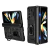 Coque Samsung Galaxy Z Fold 6 Support Anneau et Cache Caméra Coulissan
