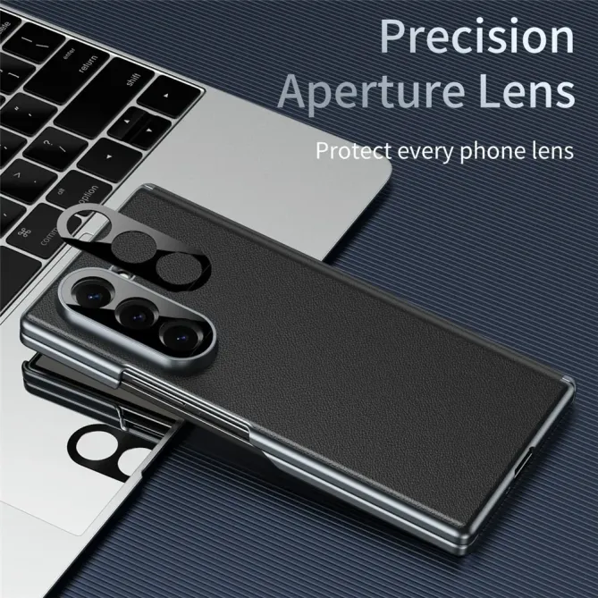 Coque Samsung Galaxy Z Fold 6 Protection Charnière Simili Cuir Grainé