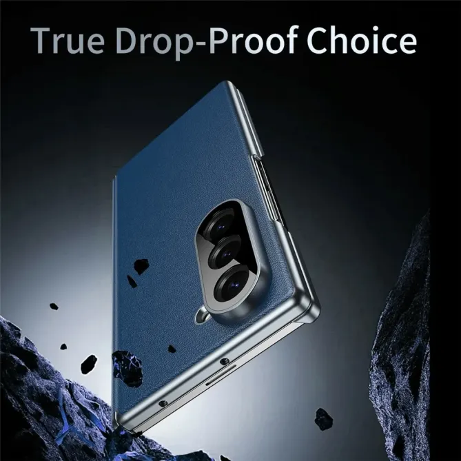 Coque Samsung Galaxy Z Fold 6 Protection Charnière Simili Cuir Grainé