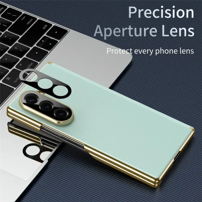 Coque Samsung Galaxy Z Fold 6 Protection Charnière Simili Cuir Grainé