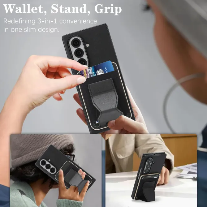 Coque Samsung Galaxy Z Fold 6 MagSafe Portefeuille Détachable