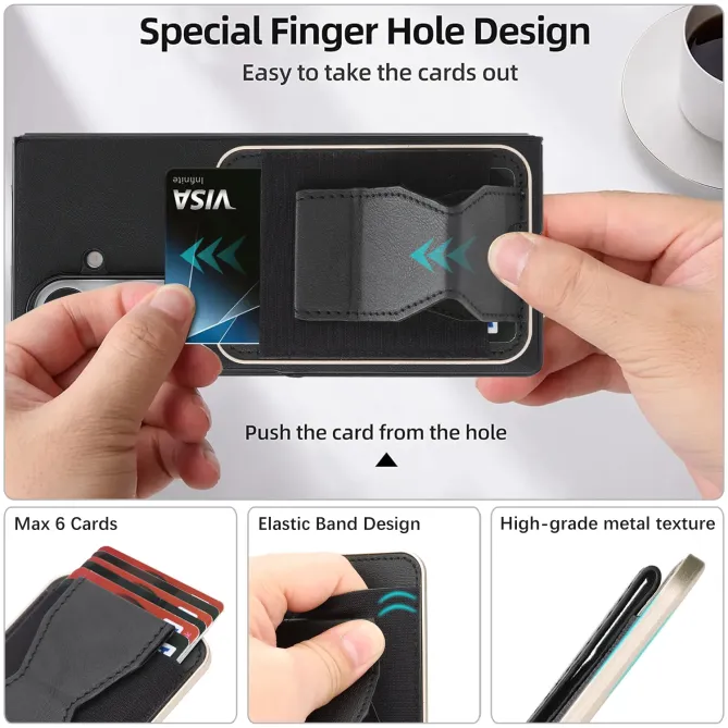 Coque Samsung Galaxy Z Fold 6 MagSafe Portefeuille Détachable