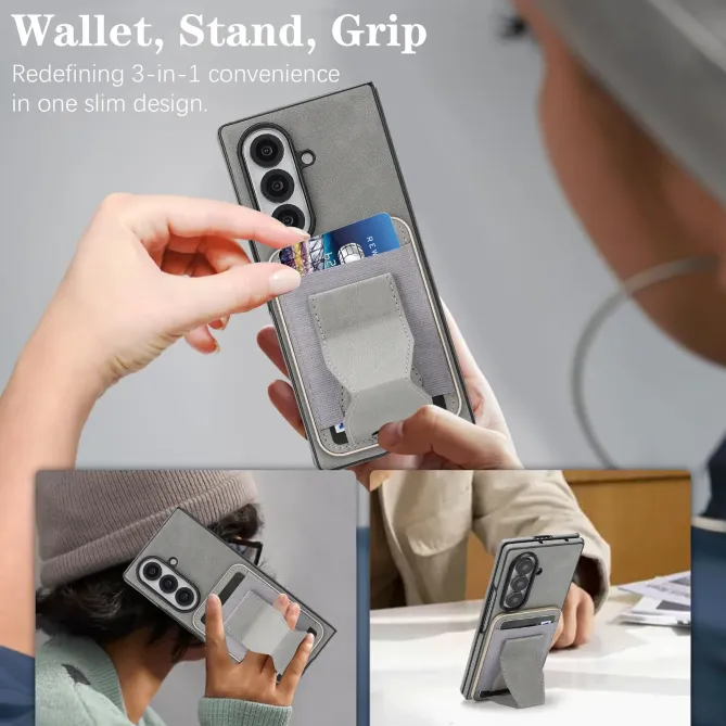 Coque Samsung Galaxy Z Fold 6 MagSafe Portefeuille Détachable